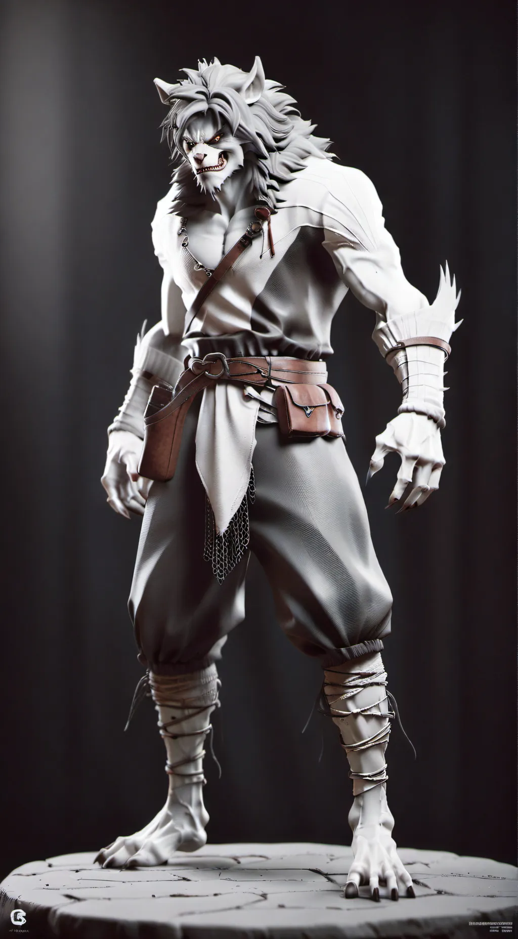 ai character: Werewolf bit you background