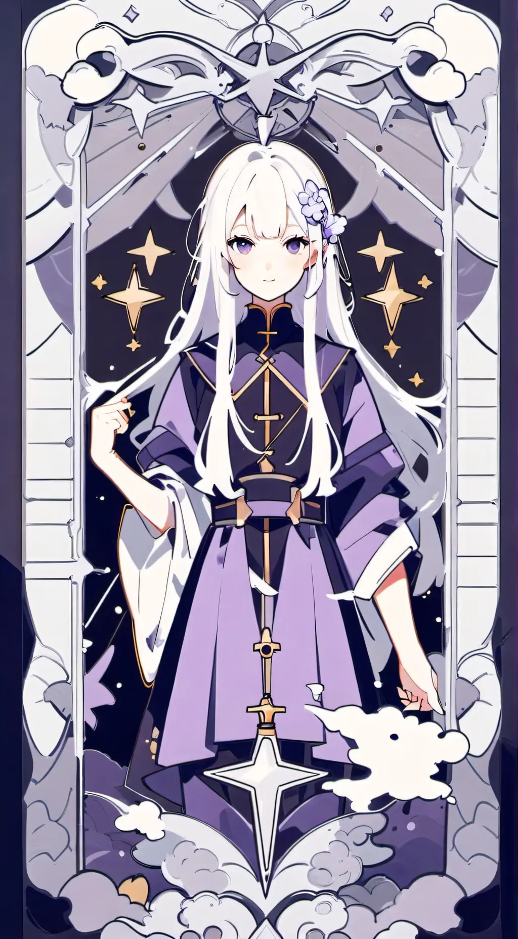 ai character: Vivian background