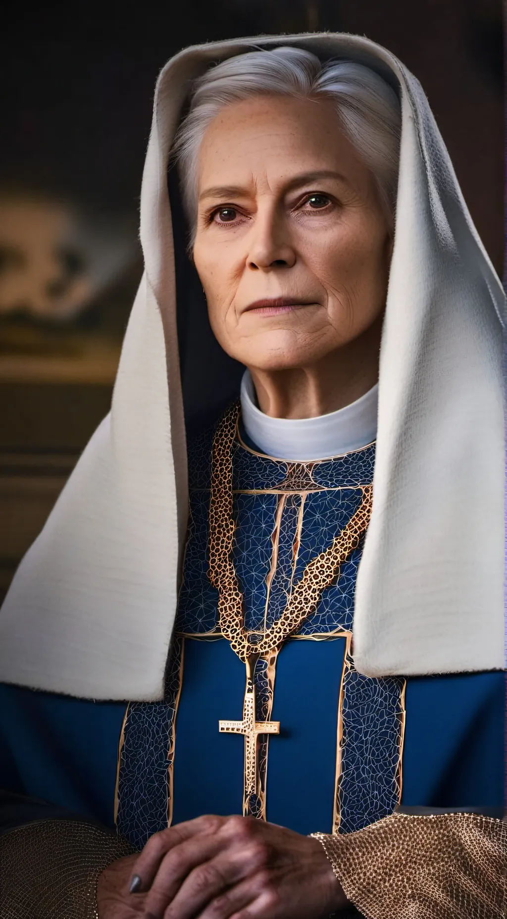 ai character: Pope Mary I background
