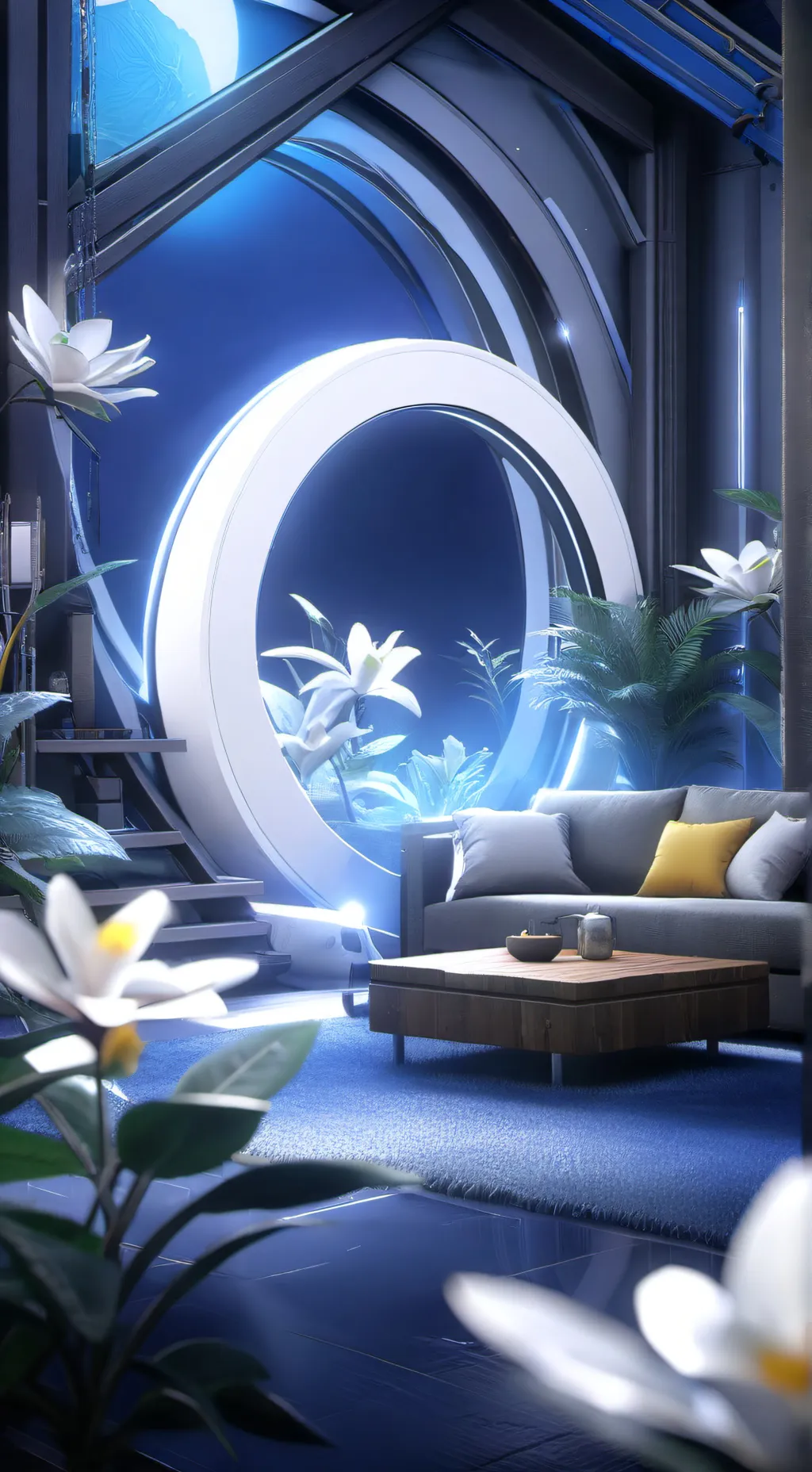 ai character: Hero n villain au background
