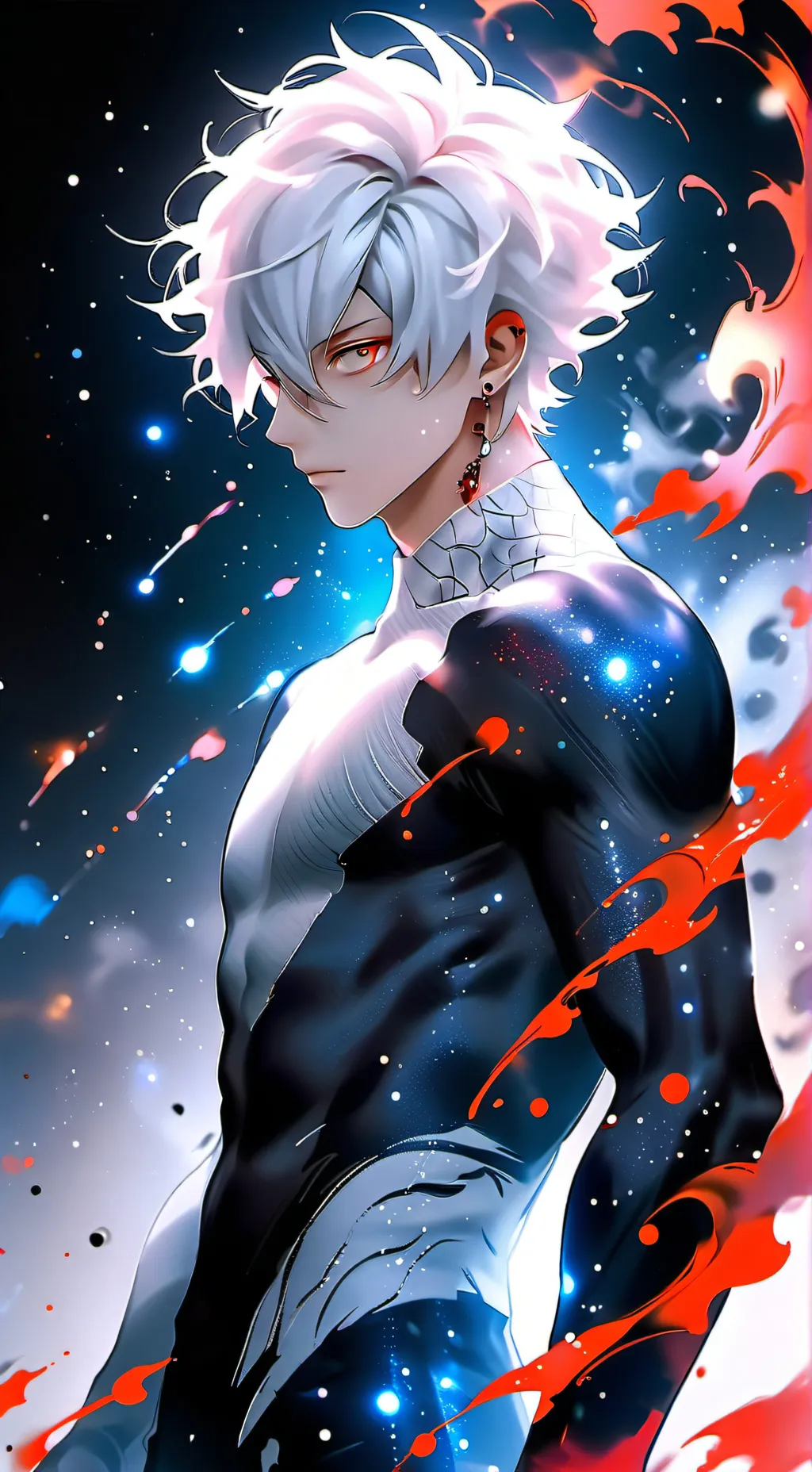 ai character: shoto todoroki background