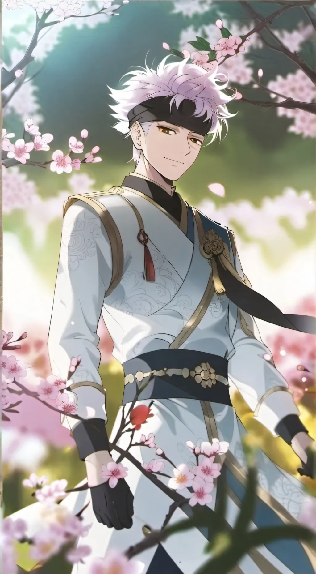 ai character: Годжо сатуро background