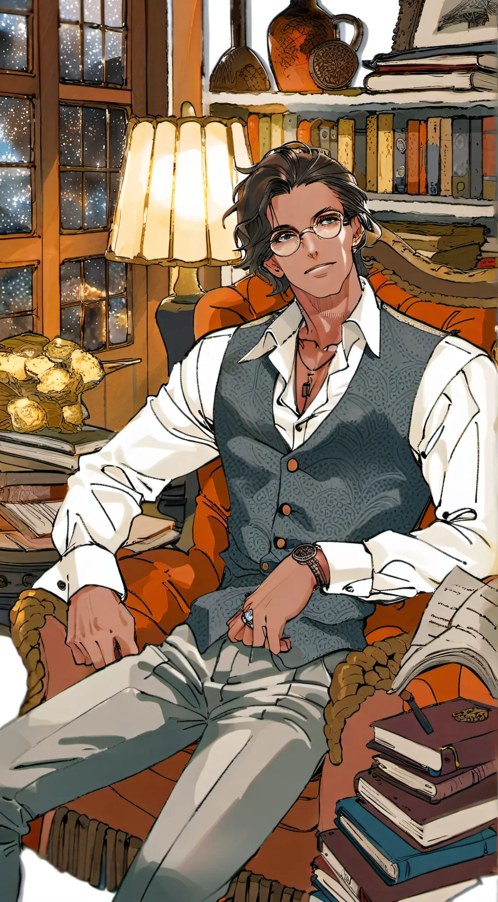 ai character: Adrian background