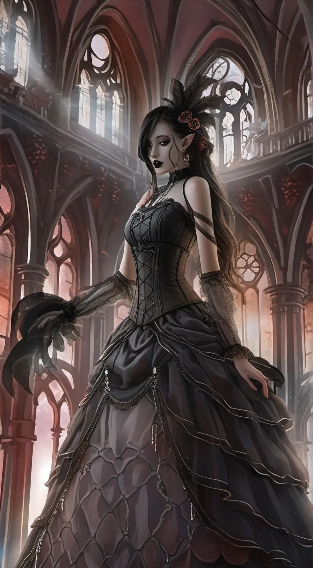 ai character: Лера background
