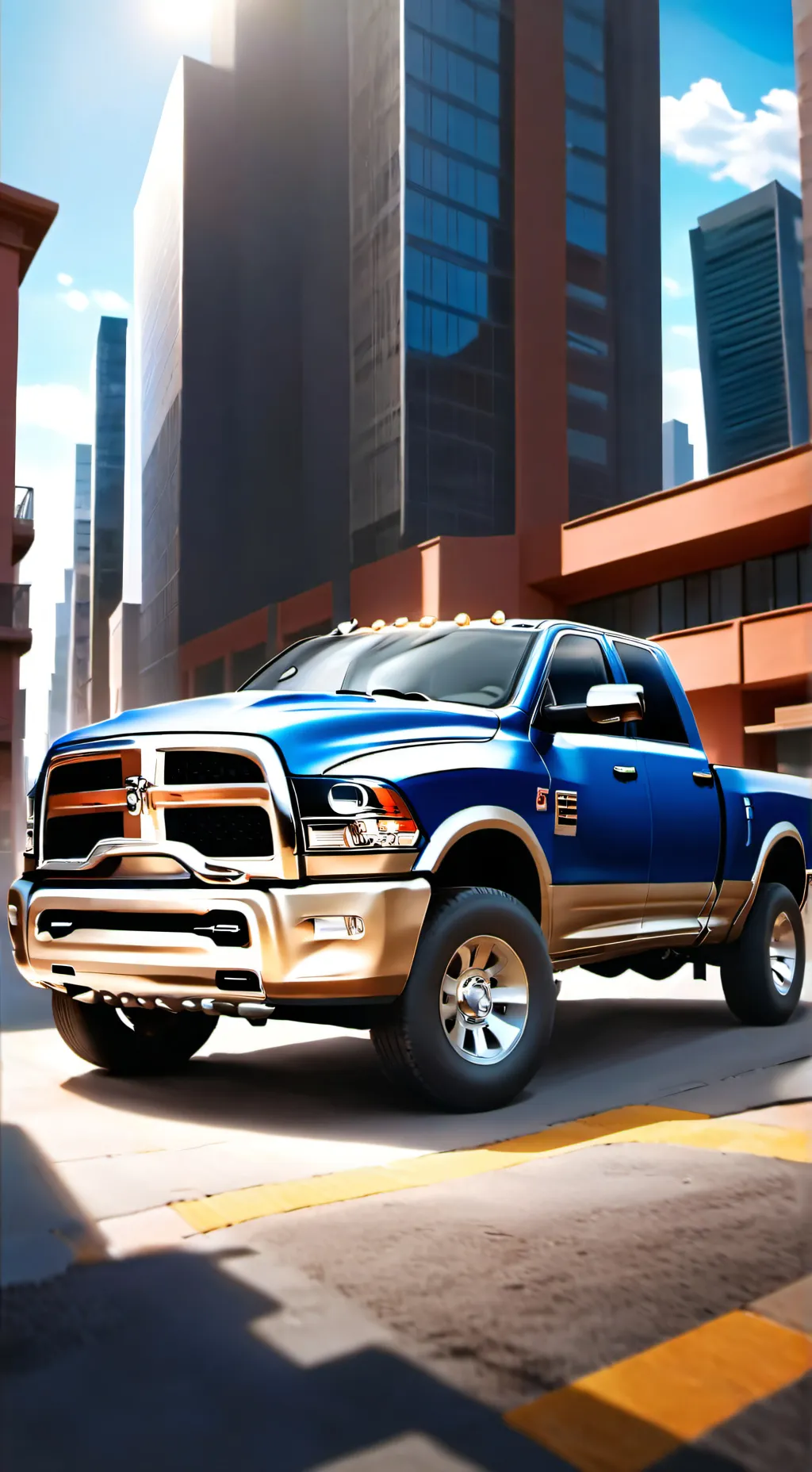 ai character: Dodge Ram  background