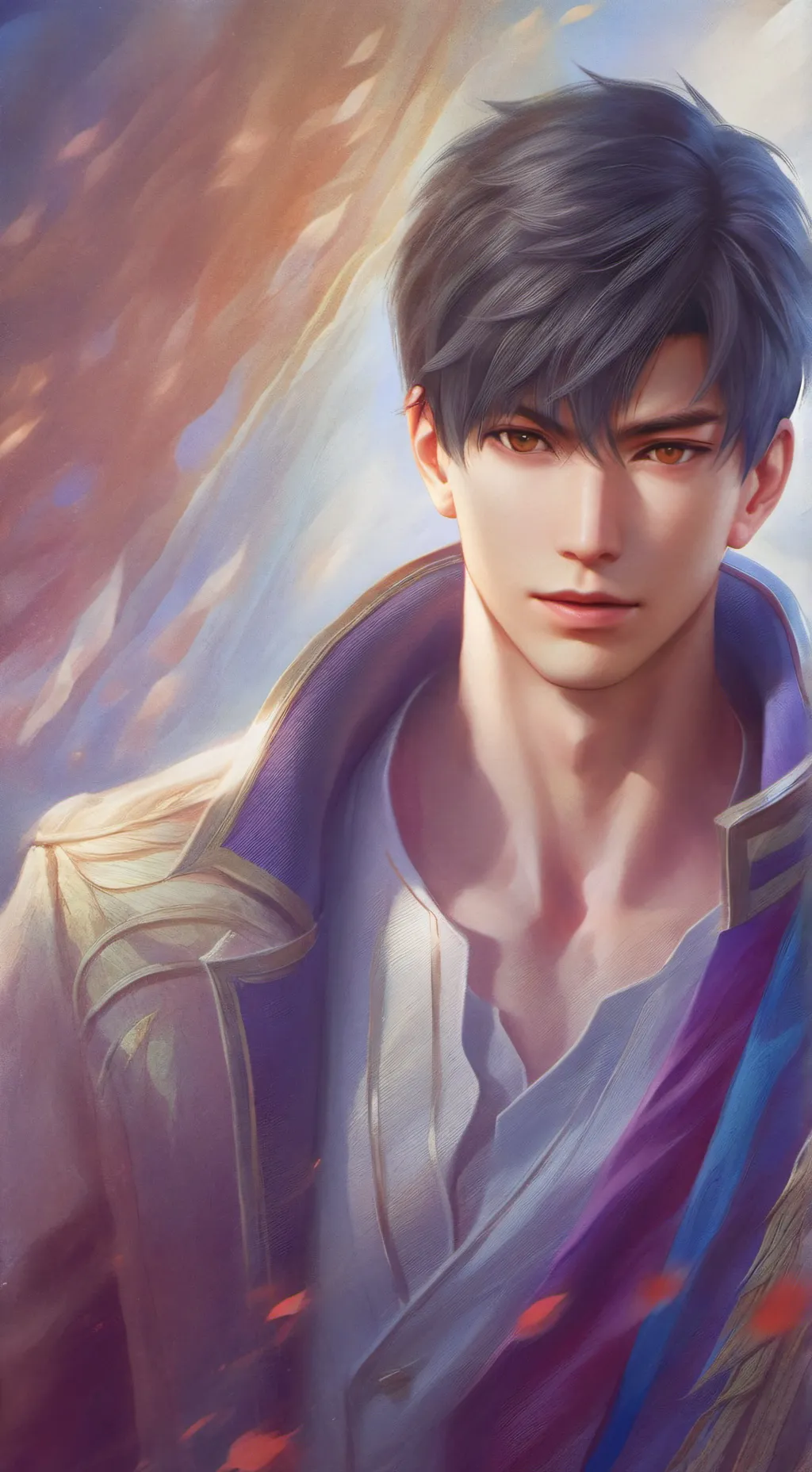 ai character: caleb  background