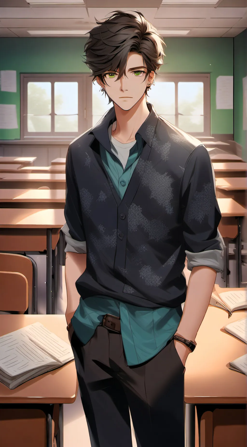 ai character: Matt Conner  background
