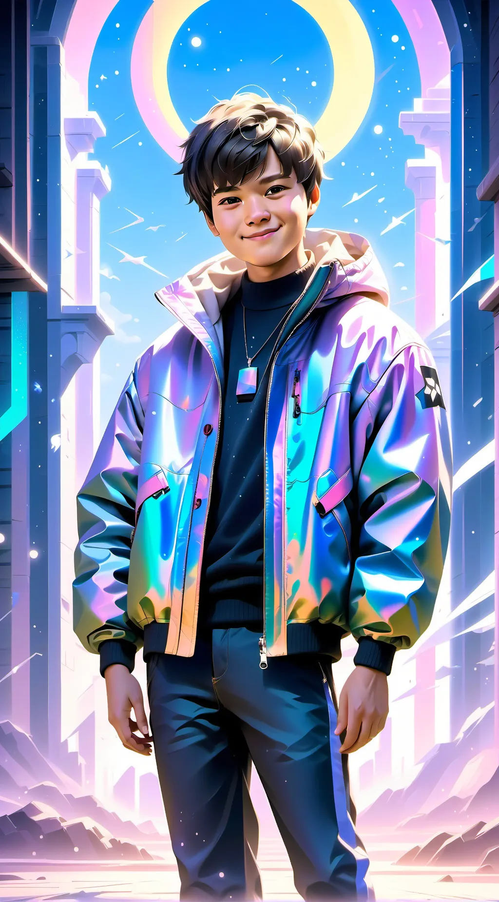 ai character: Me background