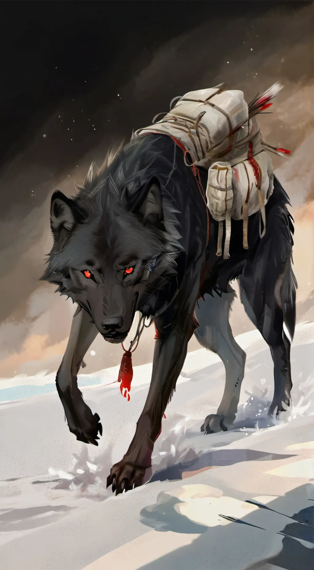 ai character: Wolf family  background