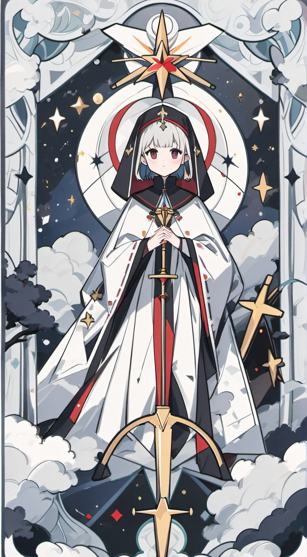 ai character: Alice au pays des  background