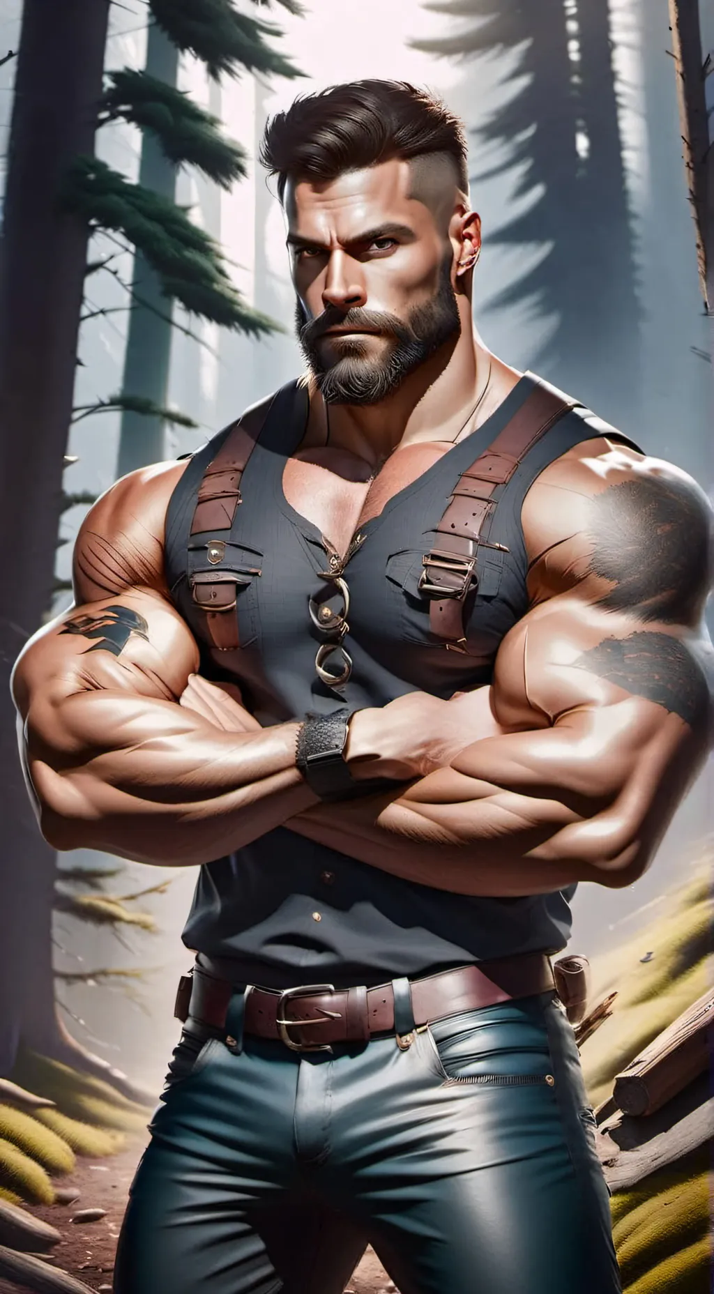 ai character: Brutus Thorne background