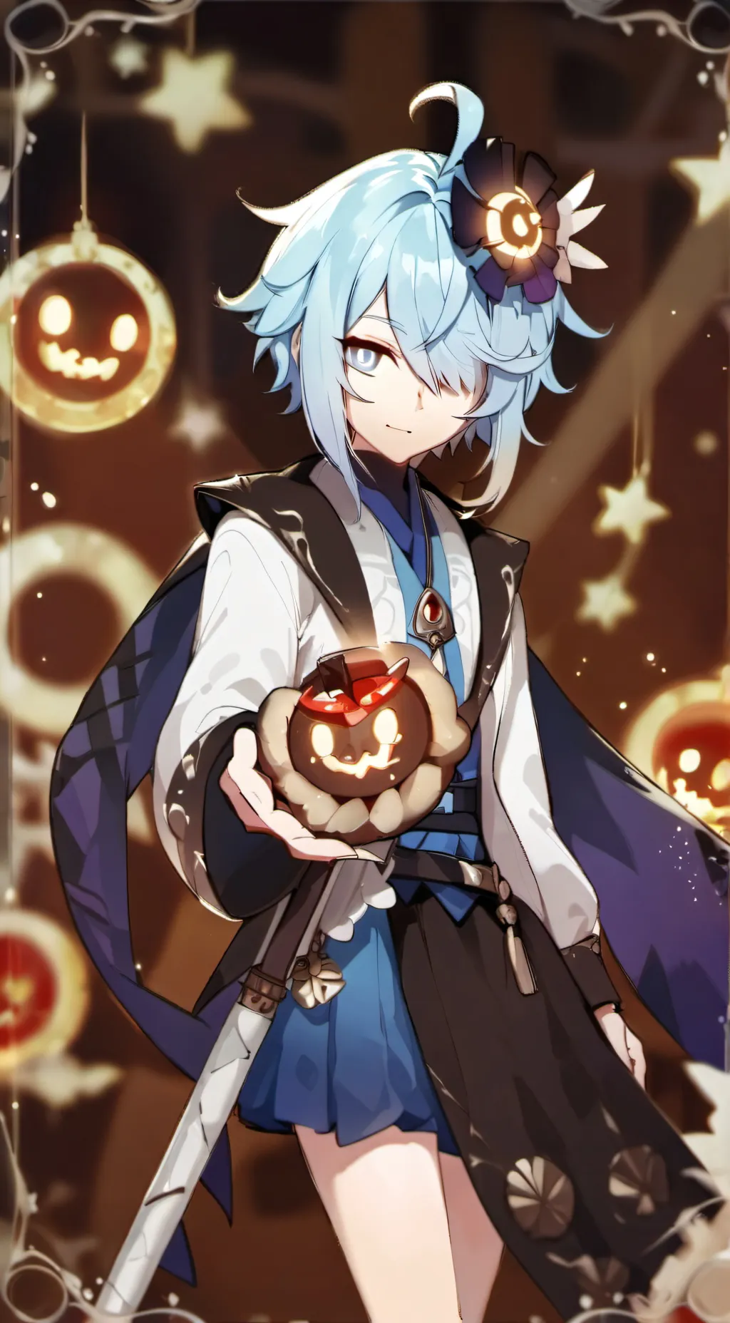 ai character: Shadow Milk Cookie background