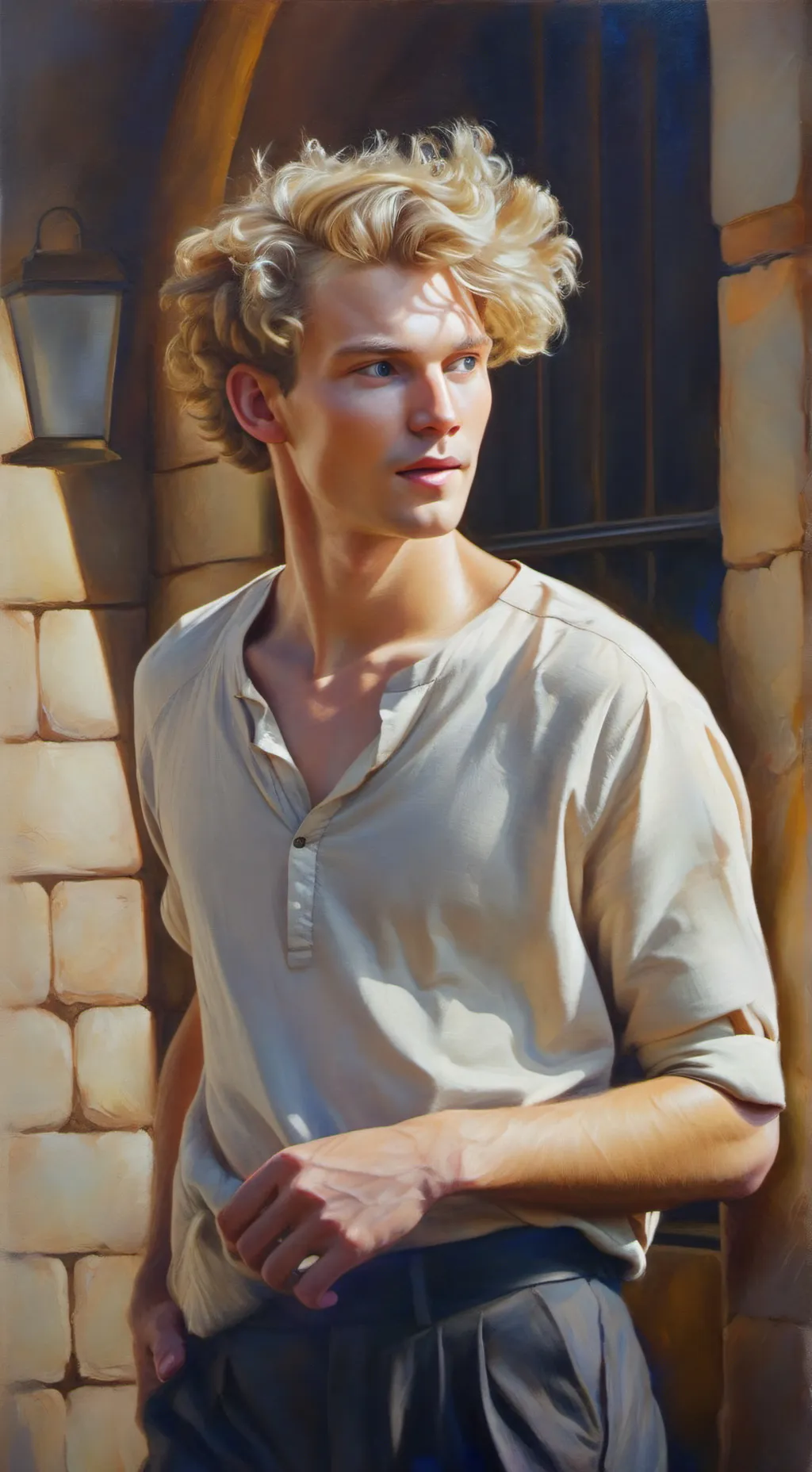 ai character: γνί background