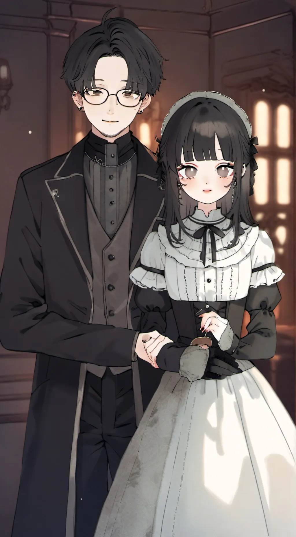 ai character: Fumée and Boire  background