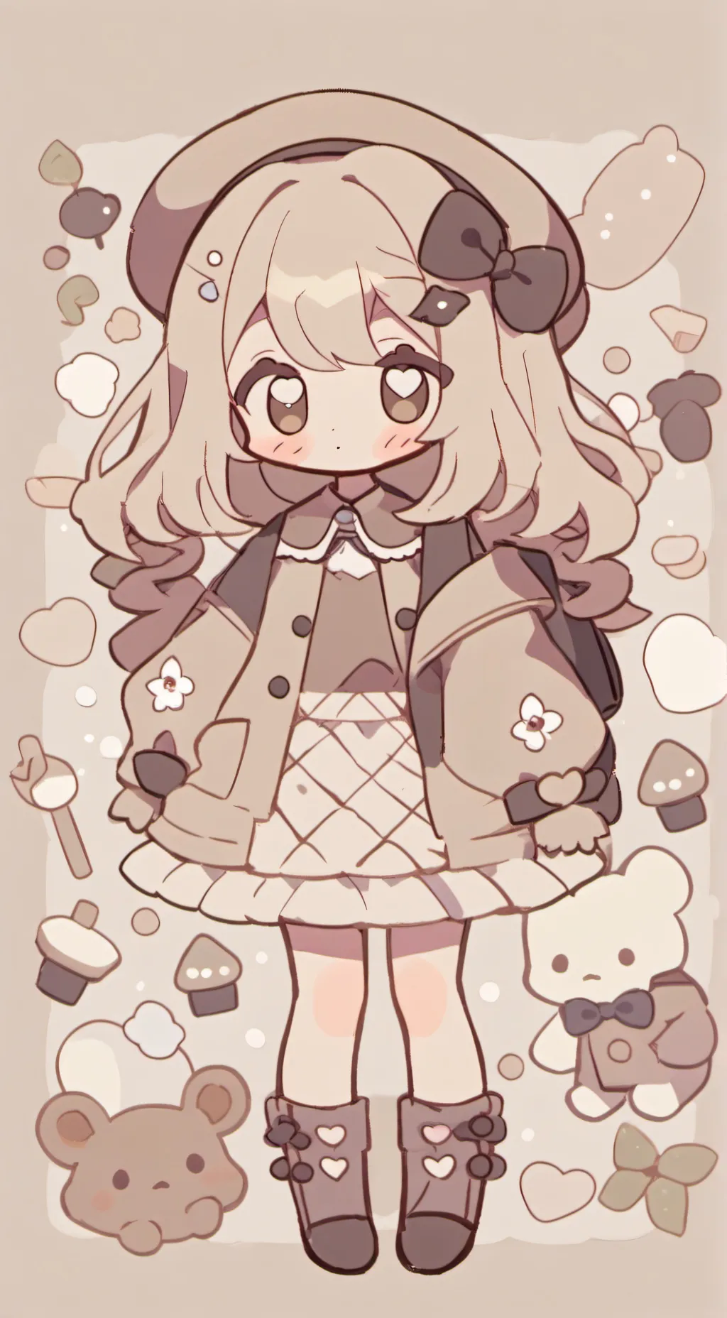 ai character: Pound£ background
