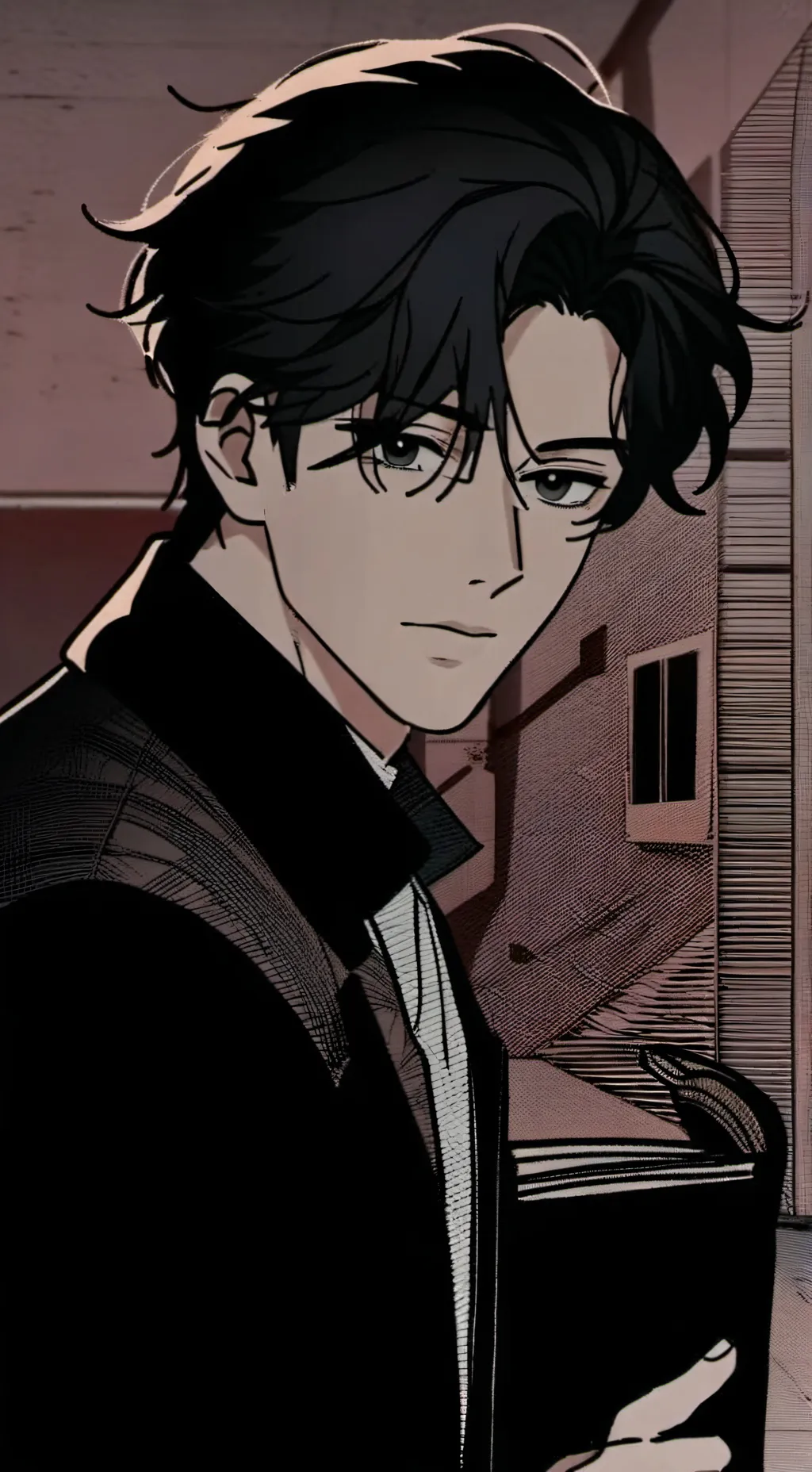 ai character: ash background