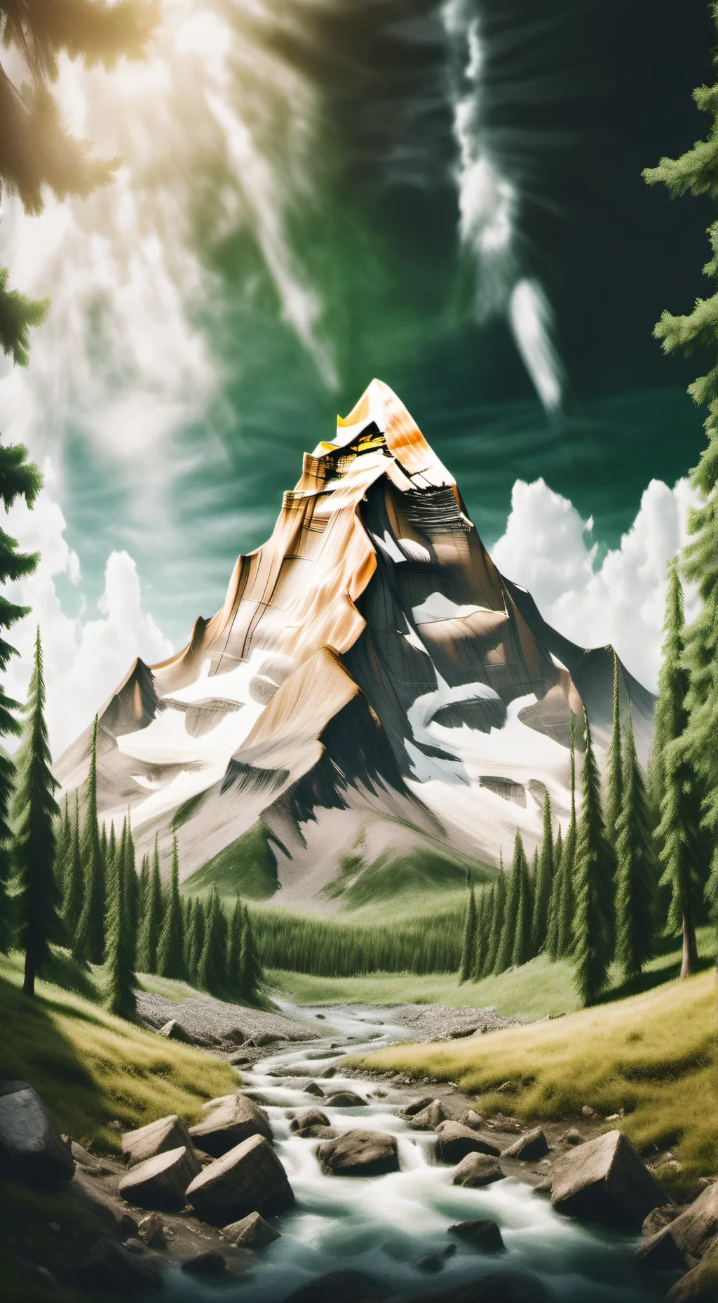 ai character: MD x Gravity falls background