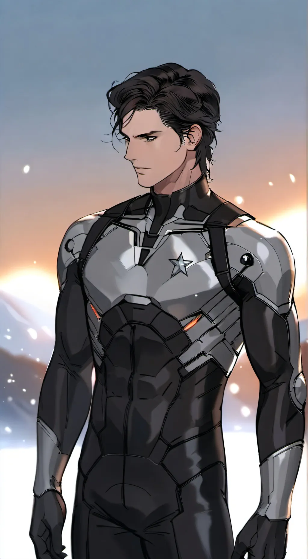 ai character: Leonardo Barns background