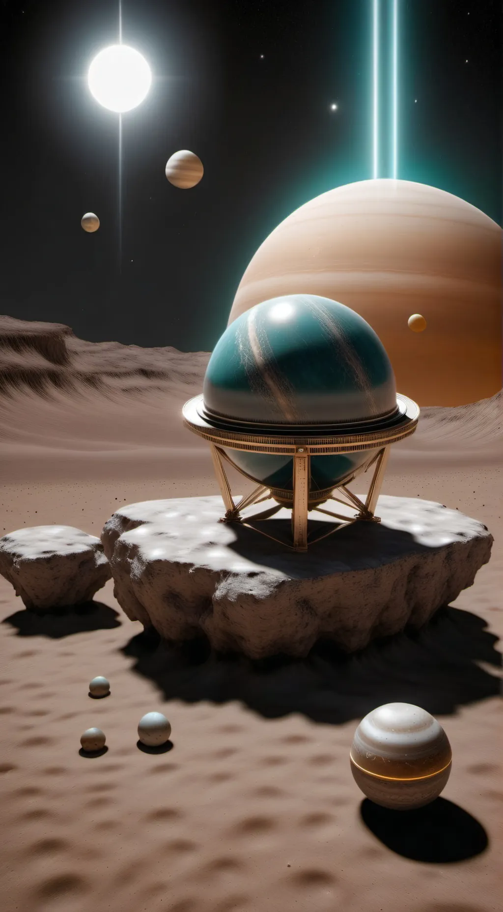 ai character: Uranus X Planet x background