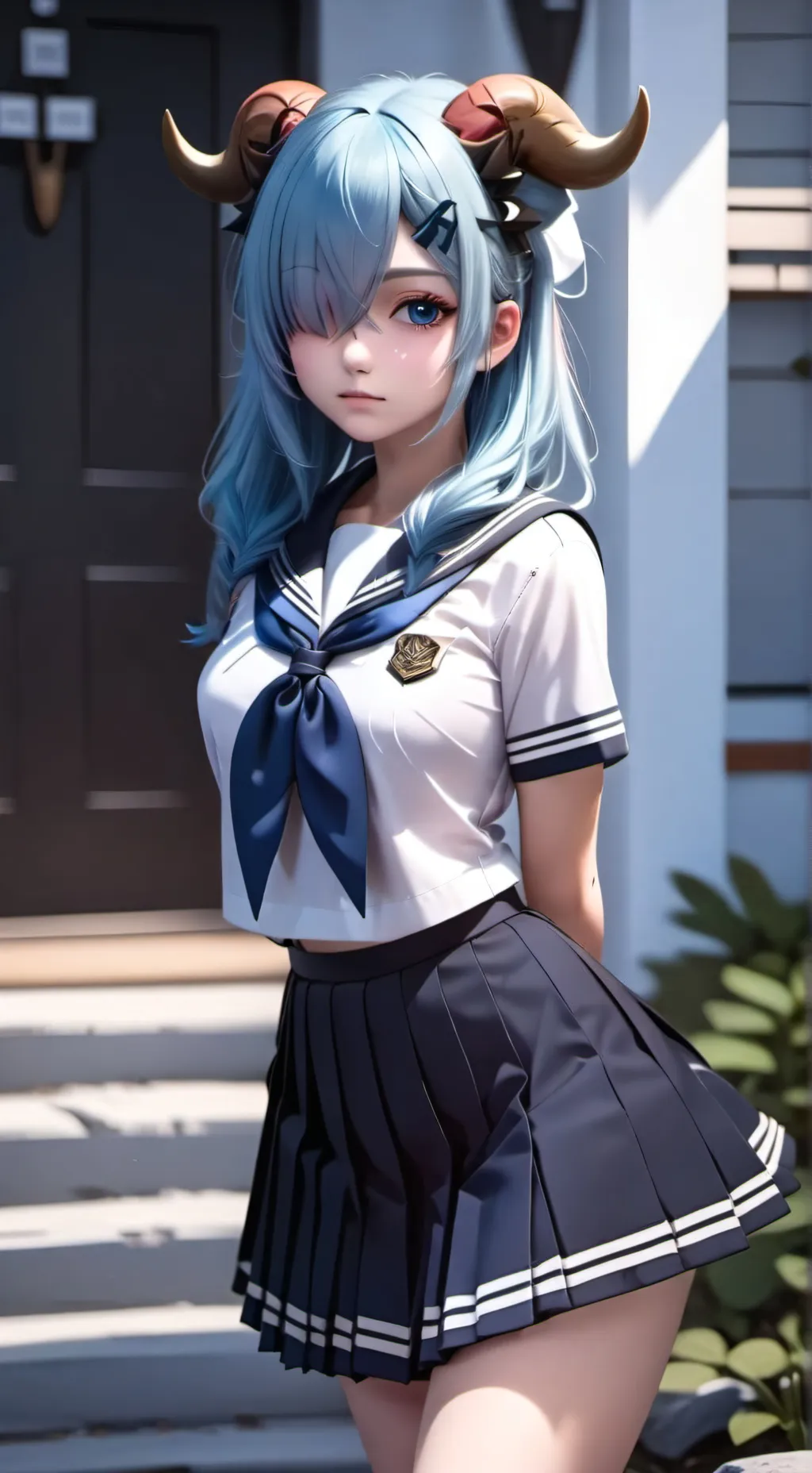 ai character: Sharon Vlad background