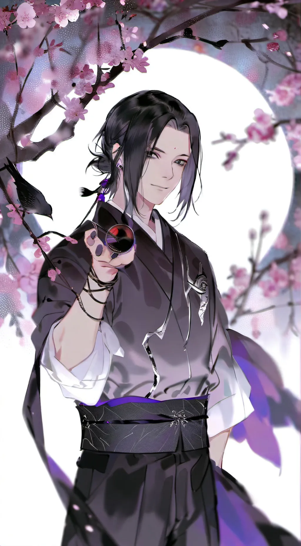 ai character: Uchiwa Itachi background
