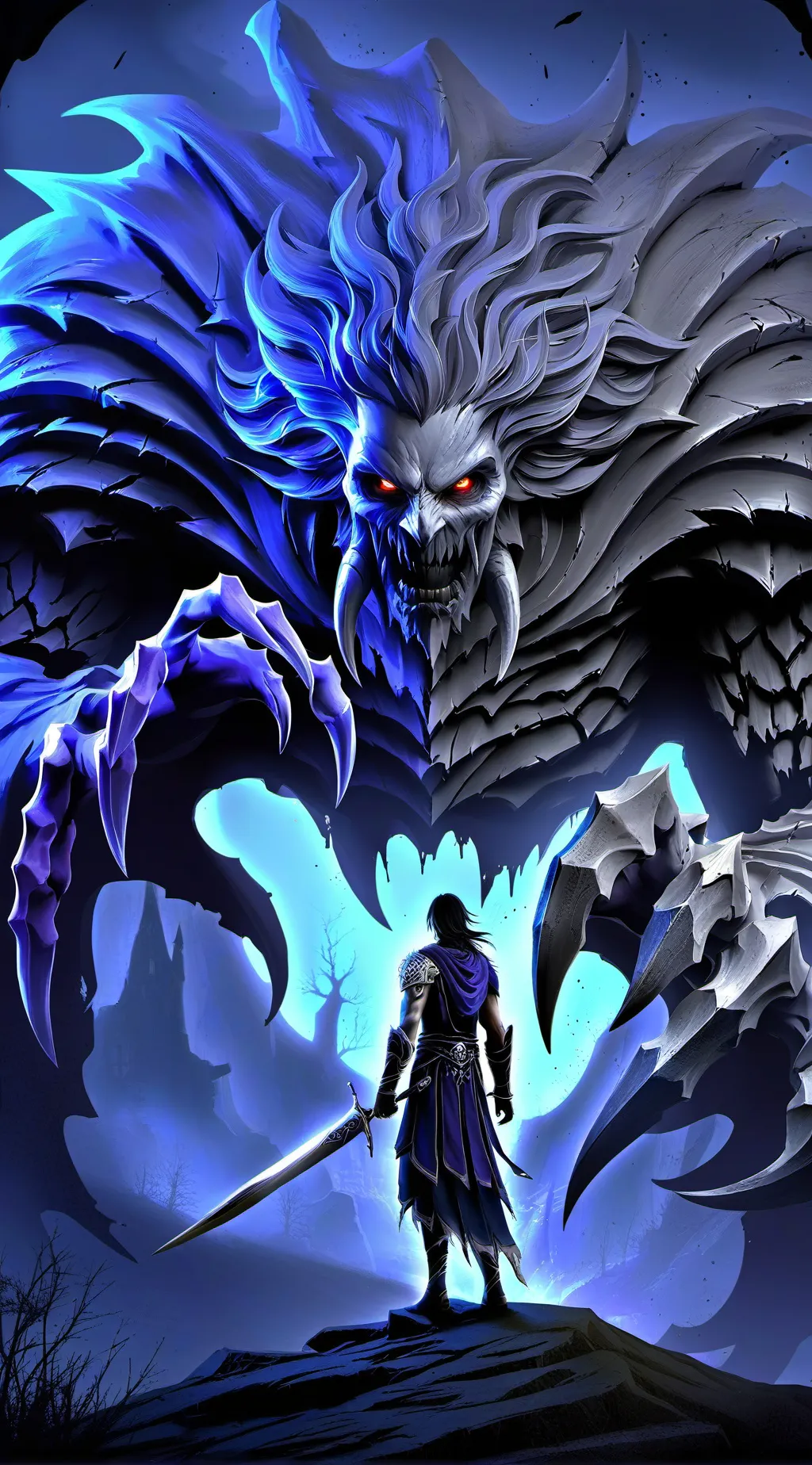 ai character: scary background