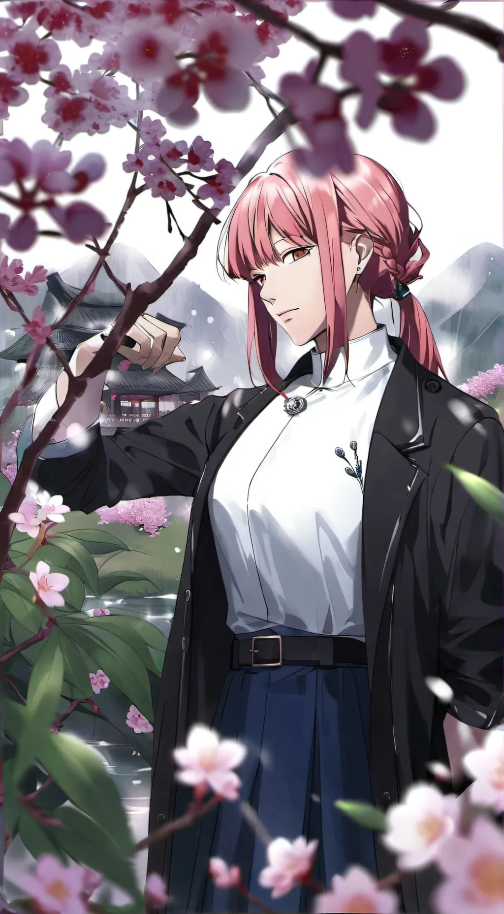 ai character: Makima background