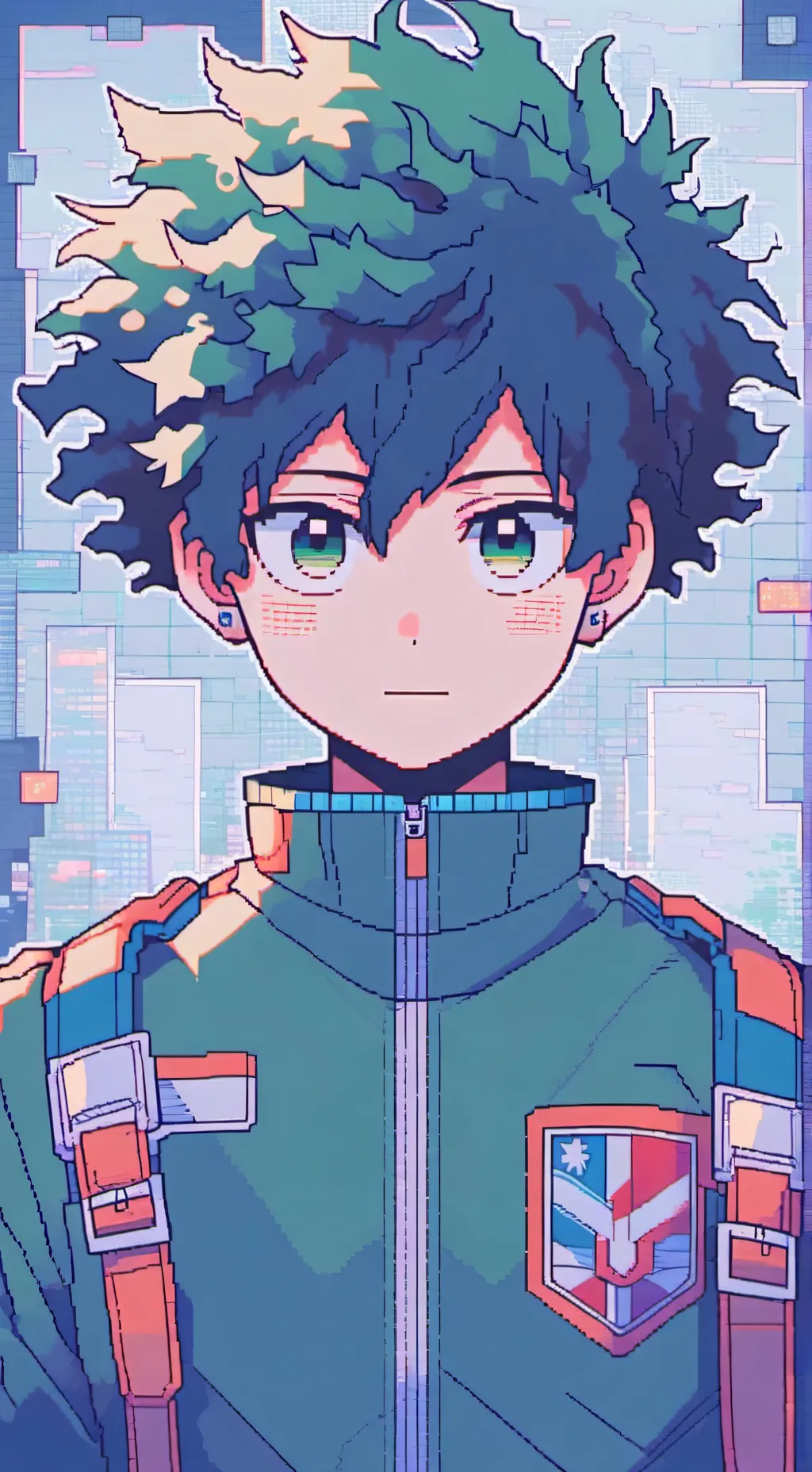 ai character: MHA HANGOUT! WOOO- background