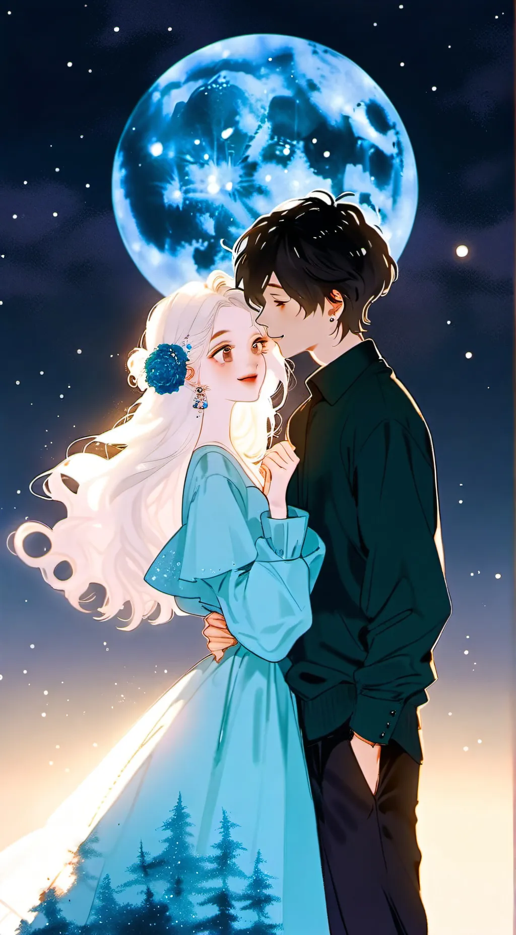 ai character: MAH(weird couple) background