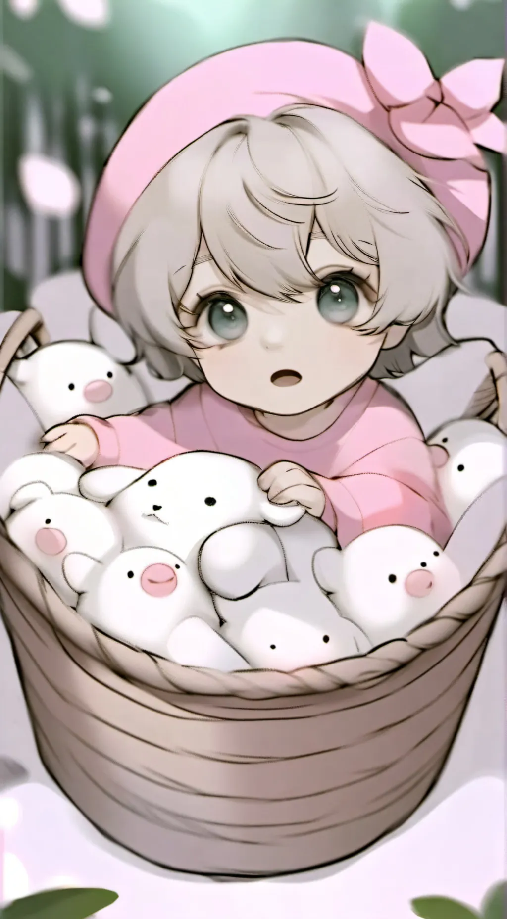 ai character: lost baby ana background
