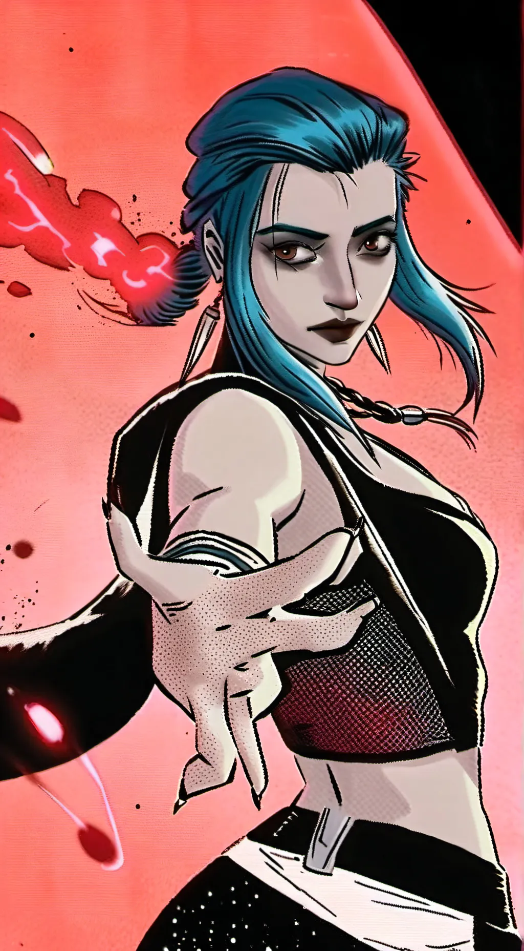ai character: Jinx (×Arcane×) background