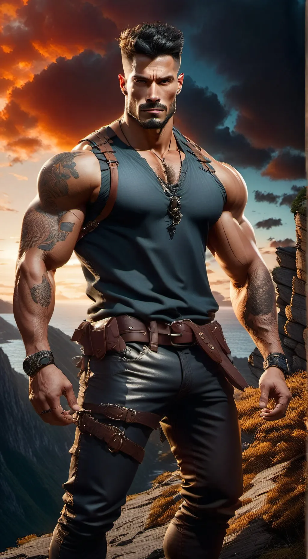 ai character: Logan Steel background