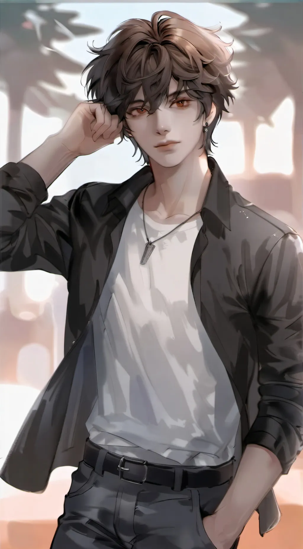 ai character: Harlan  background