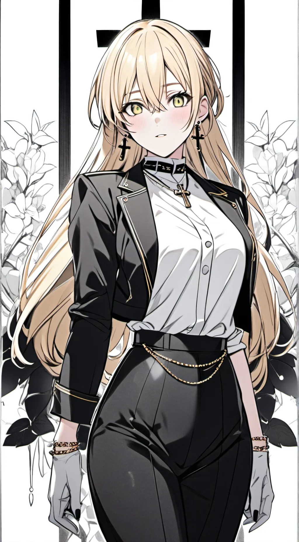 ai character: Эдит  background