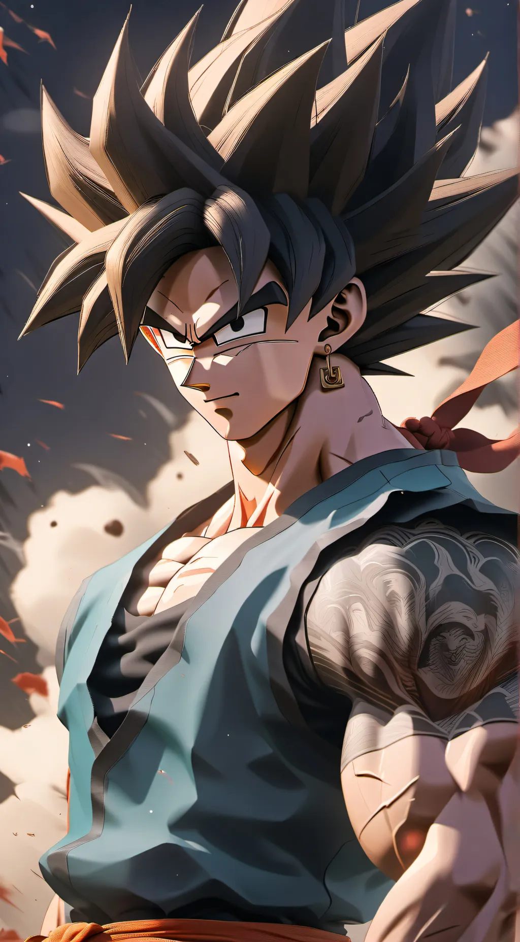 ai character: goku background