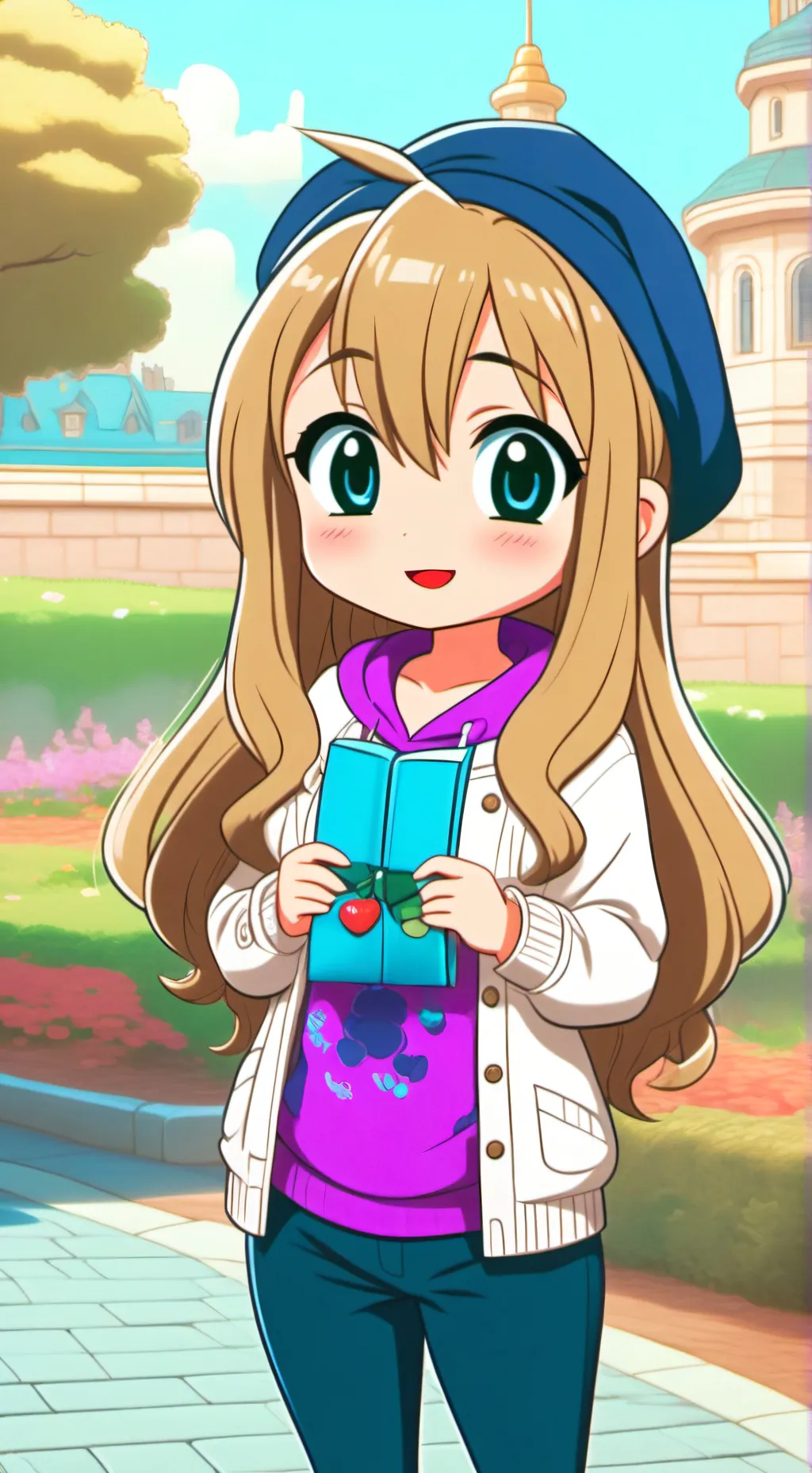 ai character: Judy  background