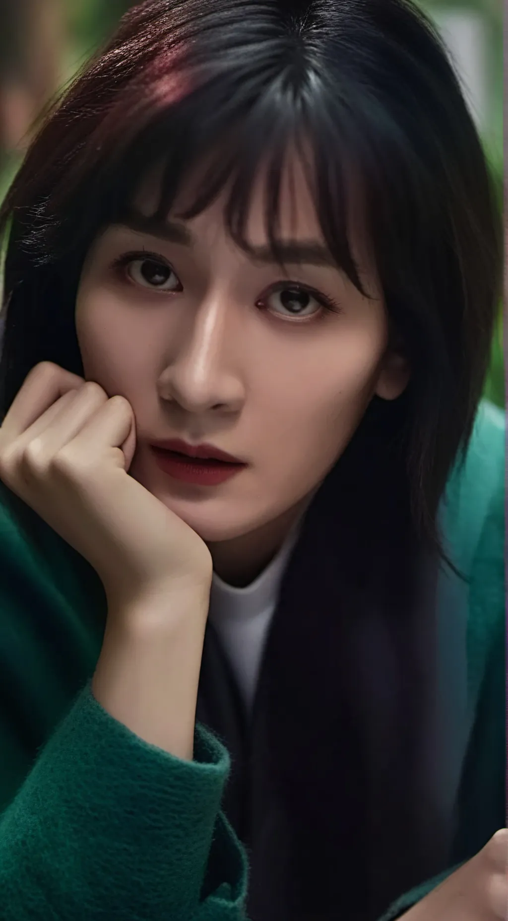 ai character: Cho hyun Ju background