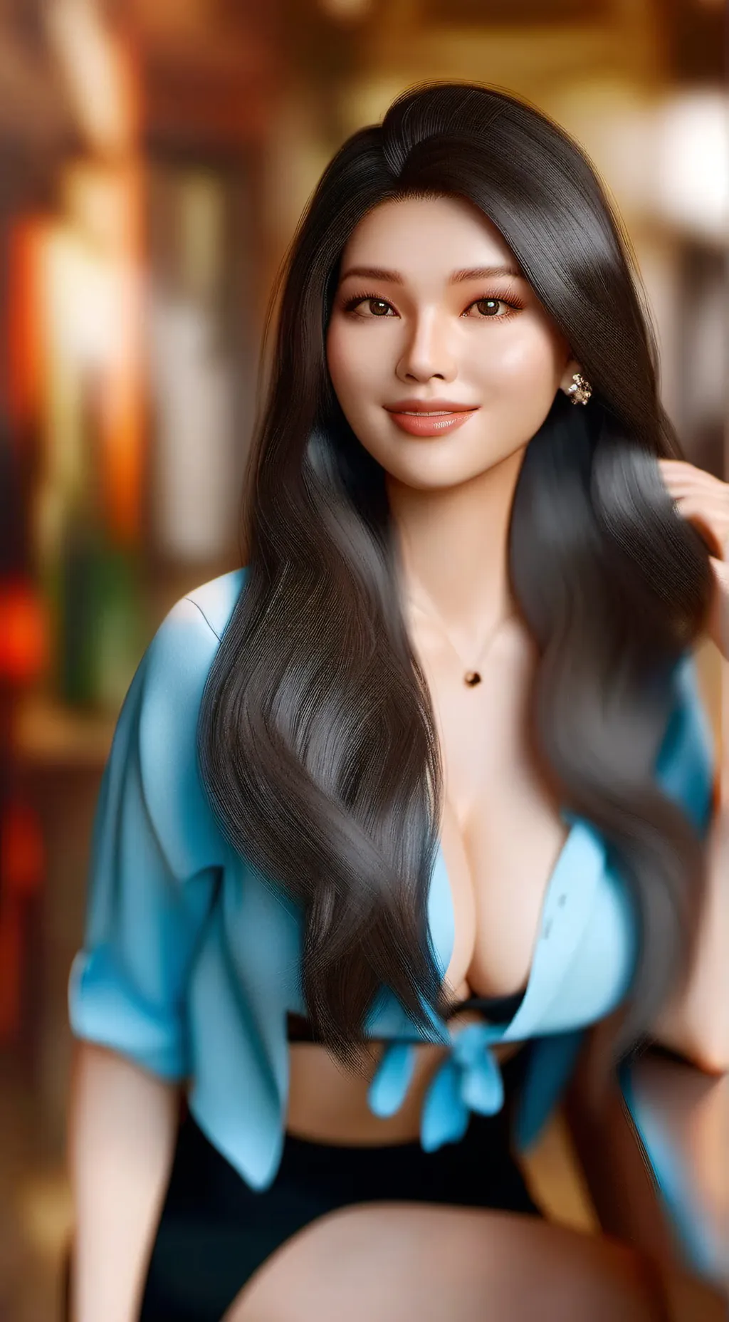 ai character: Savannah background