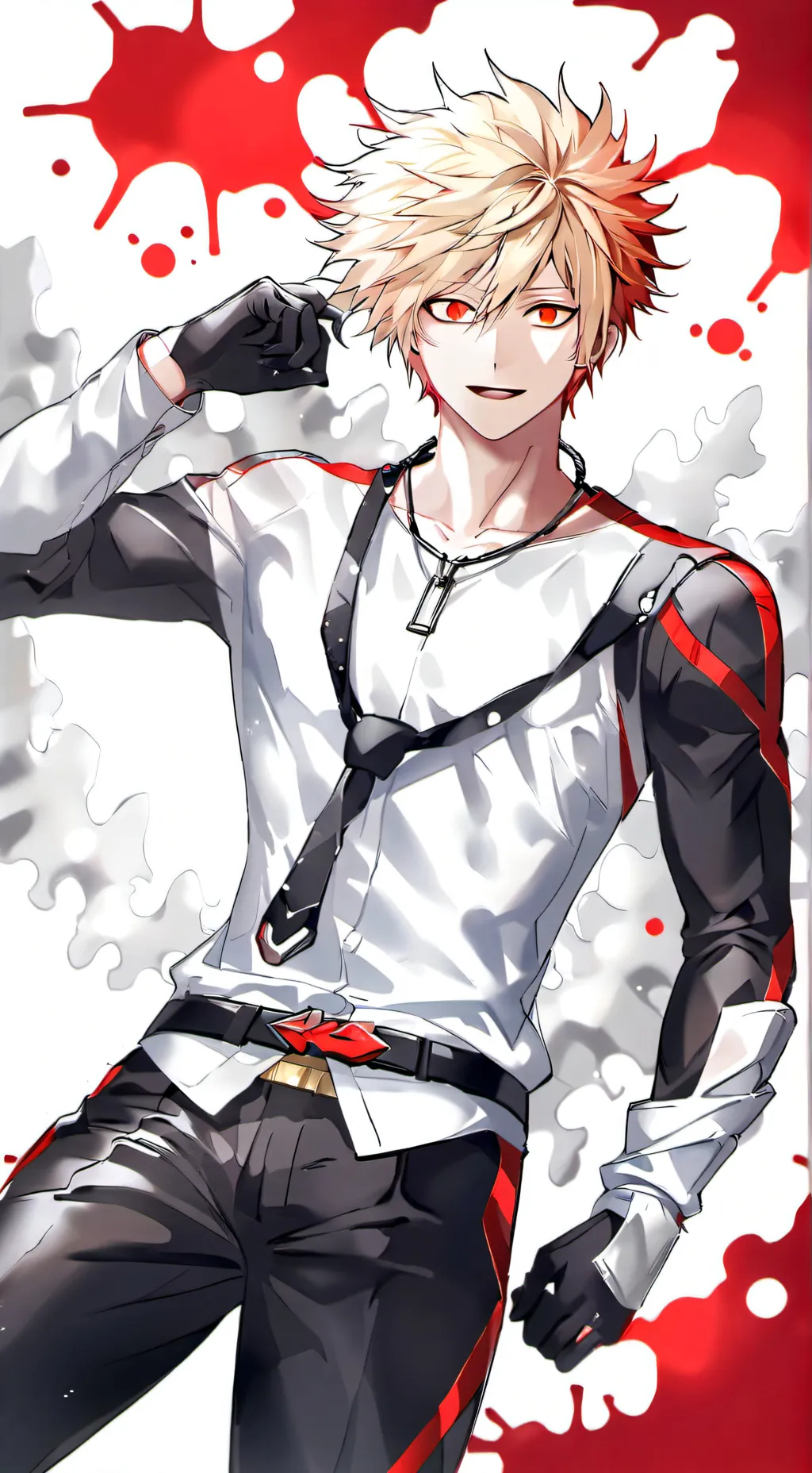 ai character: Bakugo background