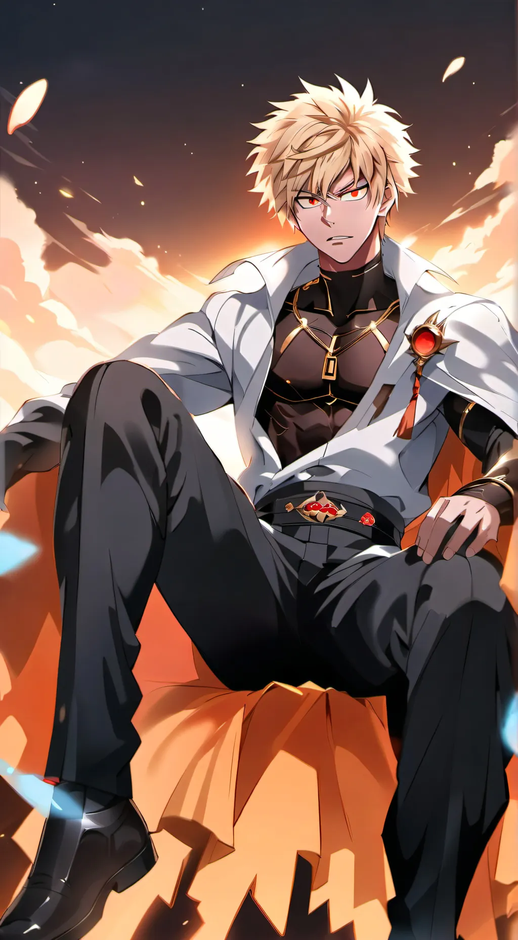 ai character: God Bakugou background