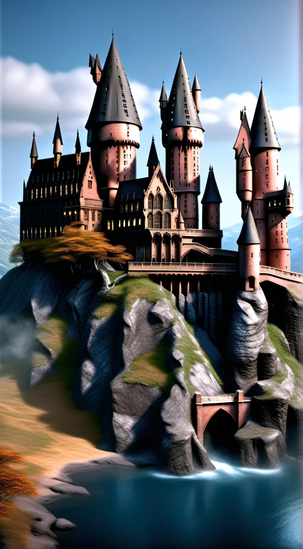 ai character: HOGGY WARTS background