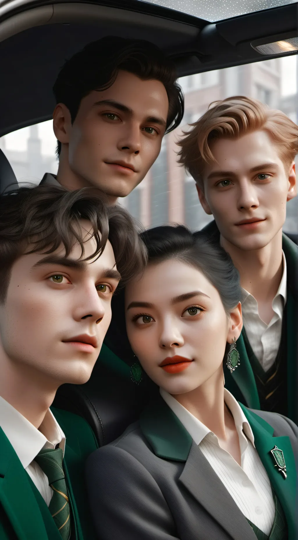 ai character: guys calm down😭 background