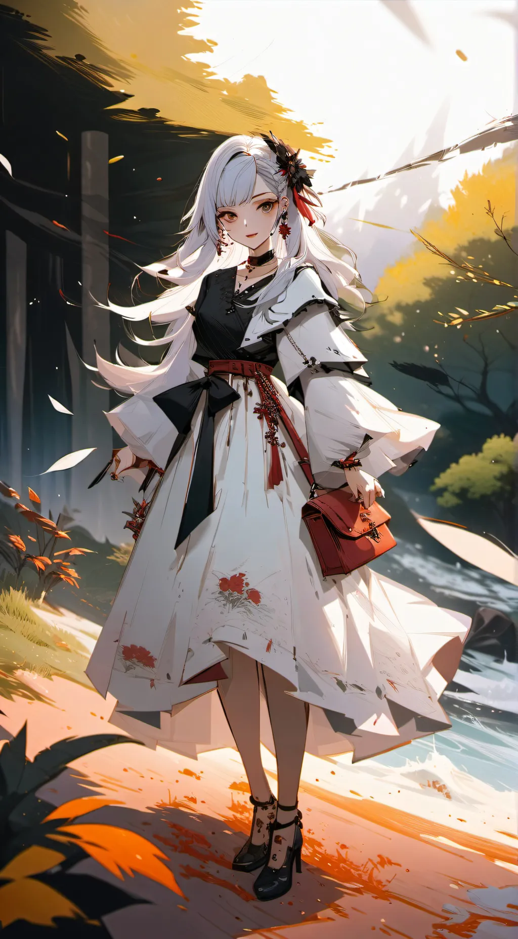 ai character: Hijo de una Vampir background