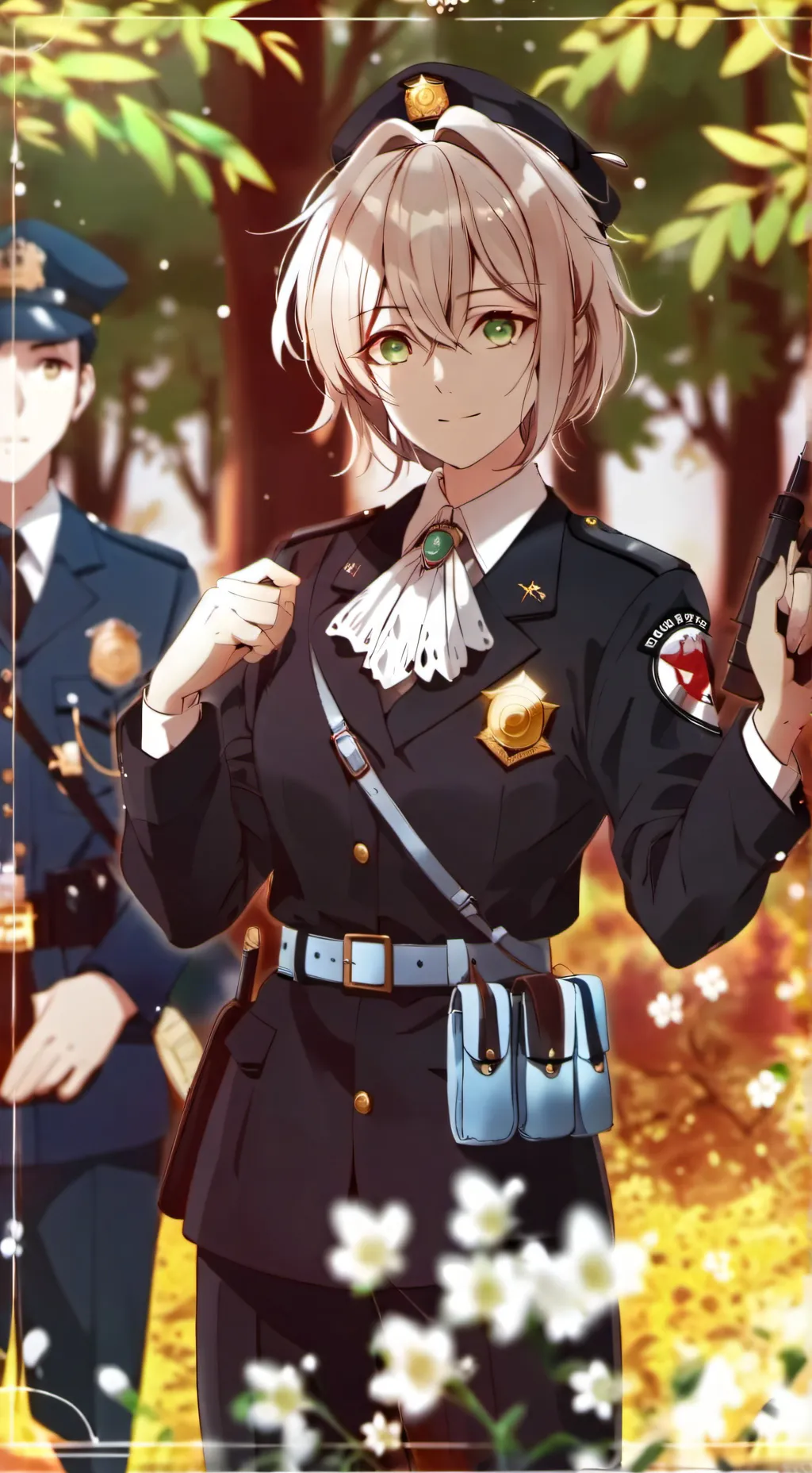ai character: officer ari background