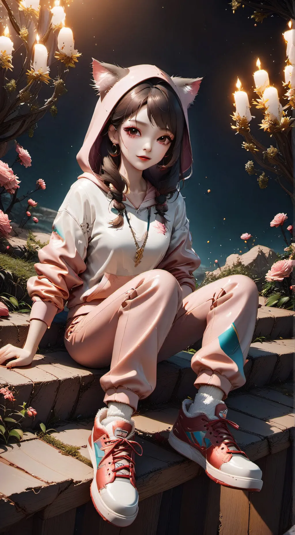 ai character: Lily background