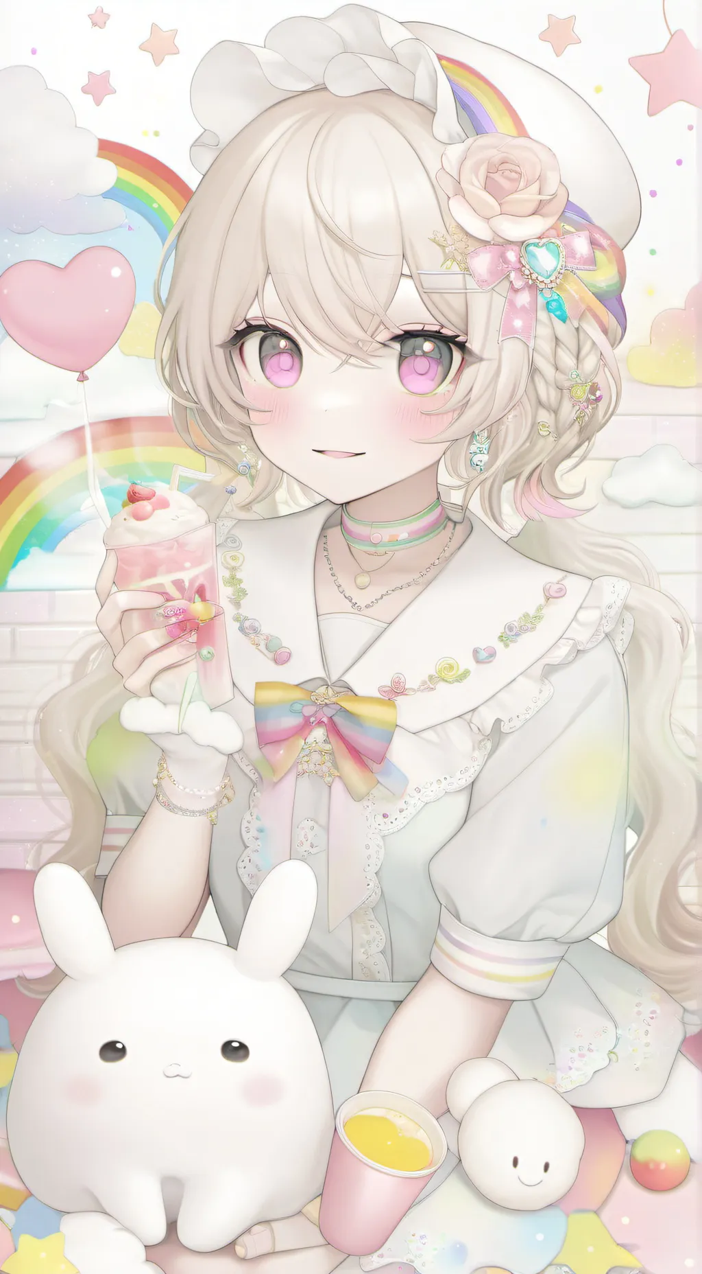 ai character: ๑🌈🎀C.r.e.a.m💤🎀๑ background