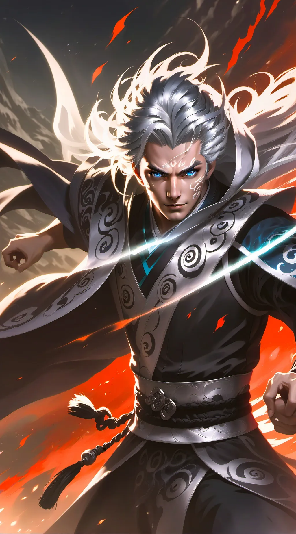 ai character: Gojo Satoru background