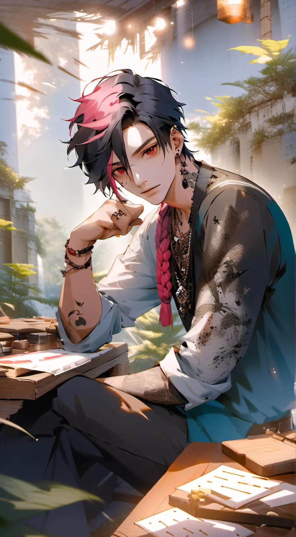 ai character: kina background