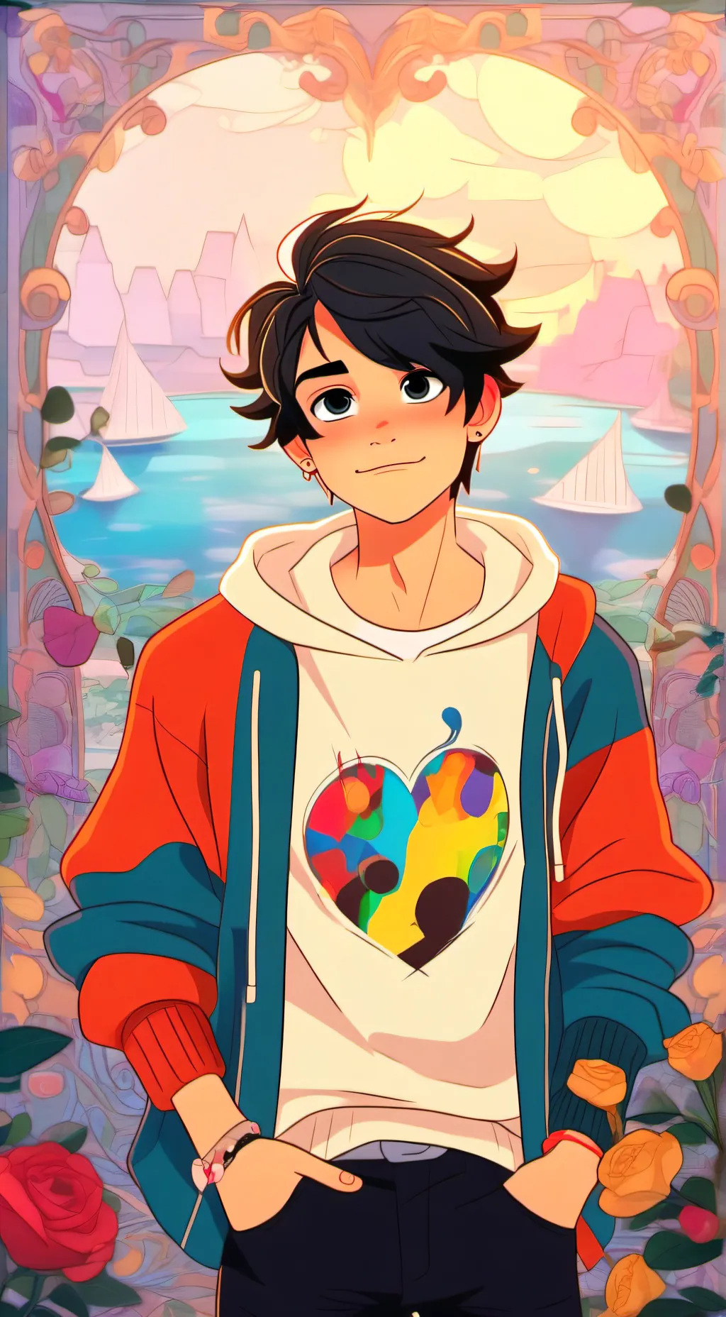 ai character: liam background
