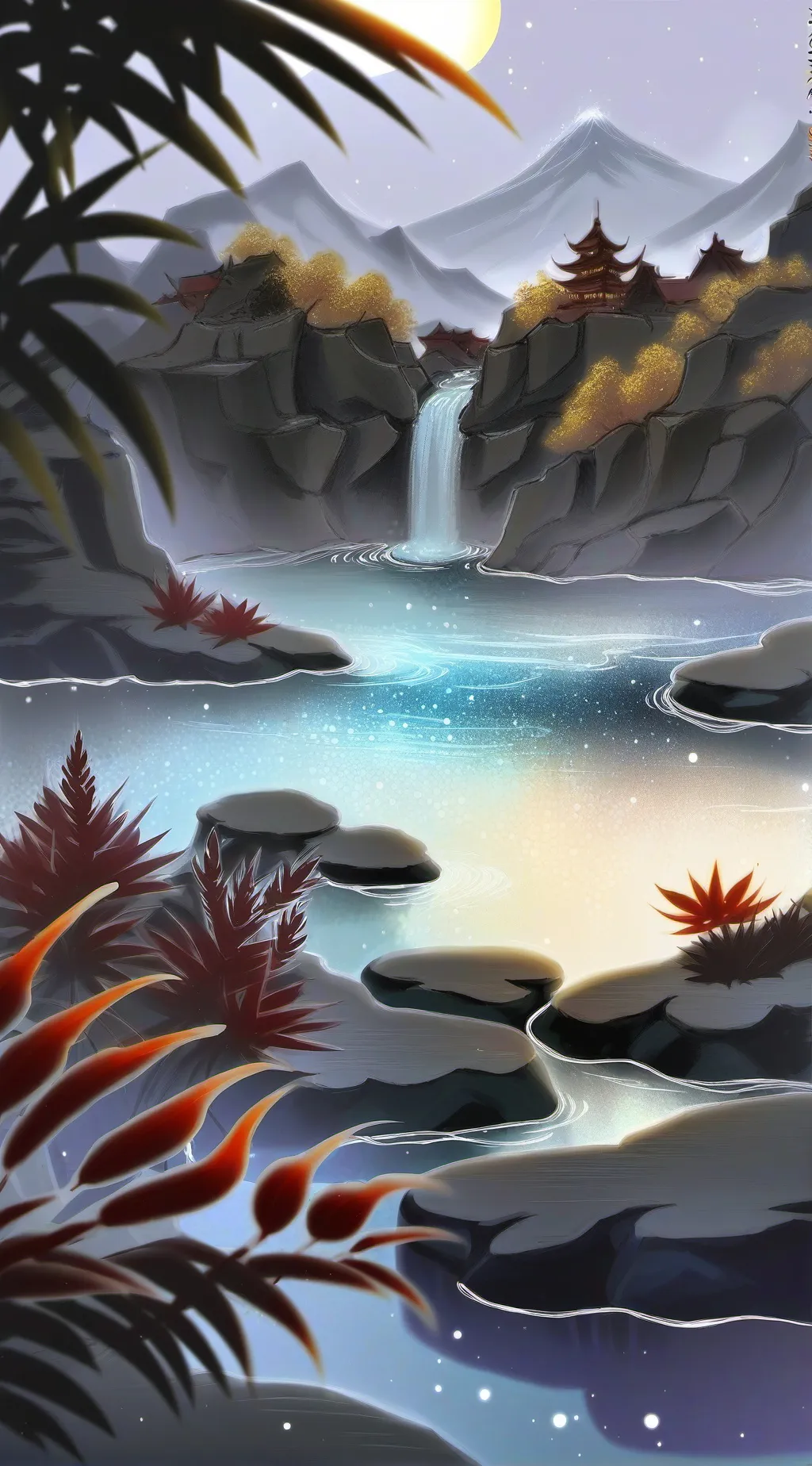 ai character: Hotsprings Samemi background